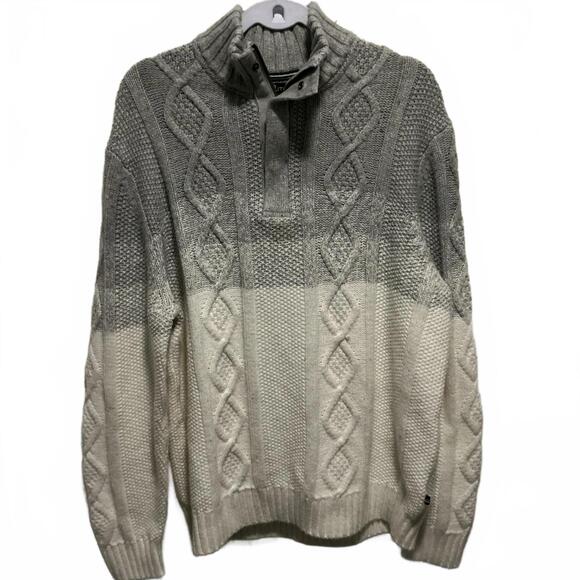 Nautica XL Cable Knit Half-Zip Sweater new $148